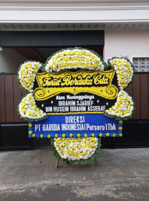 Papan Bunga Duka di Karang Baru
